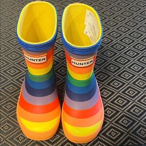 Hunter Multicolor Striped Rain Boots